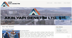 Desktop Screenshot of akinyapidenetim.com