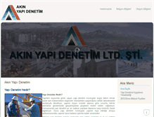 Tablet Screenshot of akinyapidenetim.com